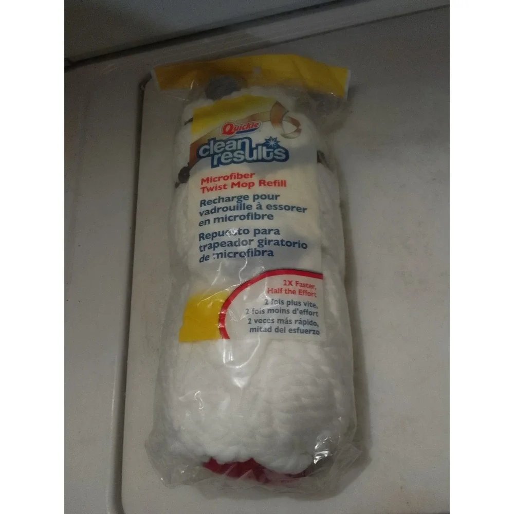 Quickie Clean Results Microfiber Twist Mop Refill #0362MCR Fits 036MCR 035CR NEW